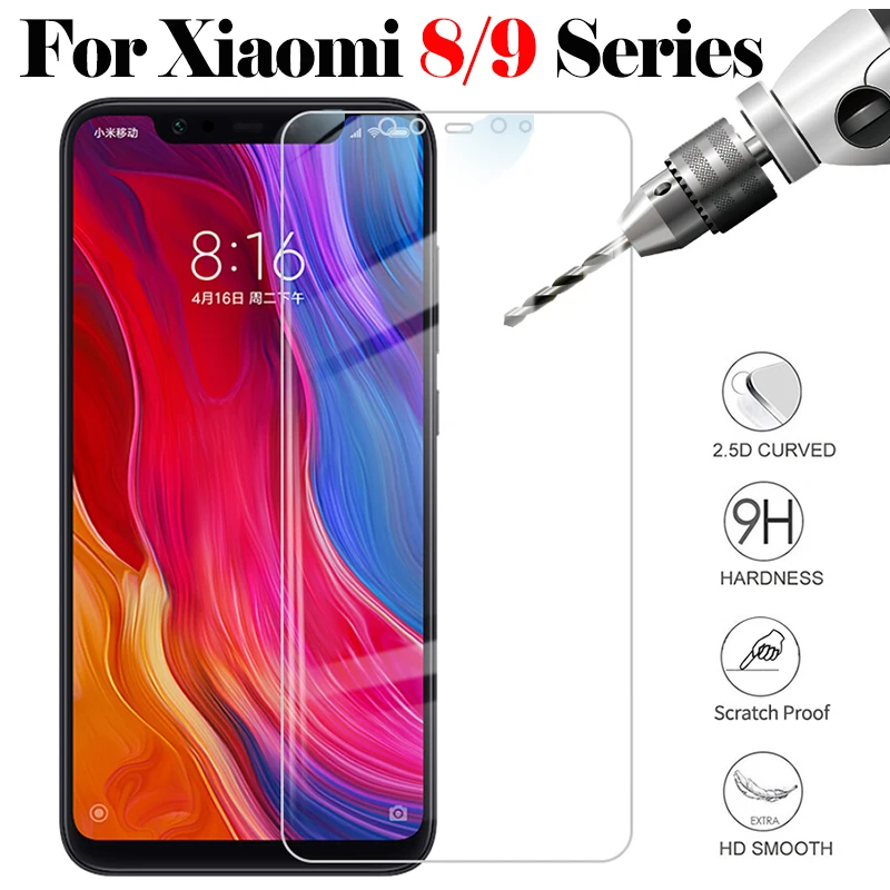 Защитное стекло для экрана Xiaomi mi 8 9 se светильник Lite Pro Ksio My 8se 9se Tremp Glas