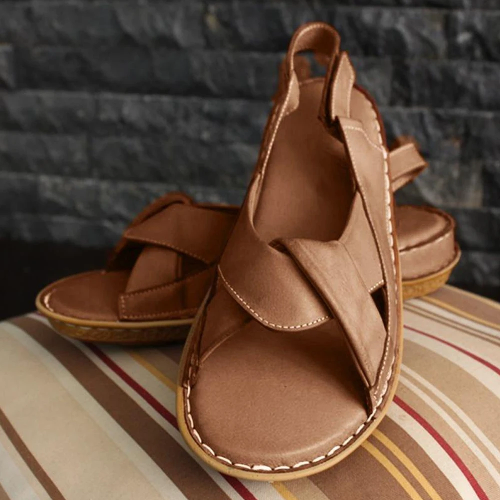 Летние женские римские сандалии с пряжкой на ремешке летние туфли плоской