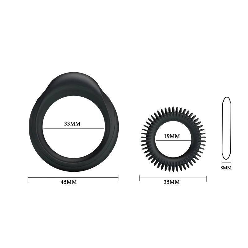 BAILE Секс Продукция Задержка эякуляции для пениса Кольца взрослых секс игрушки