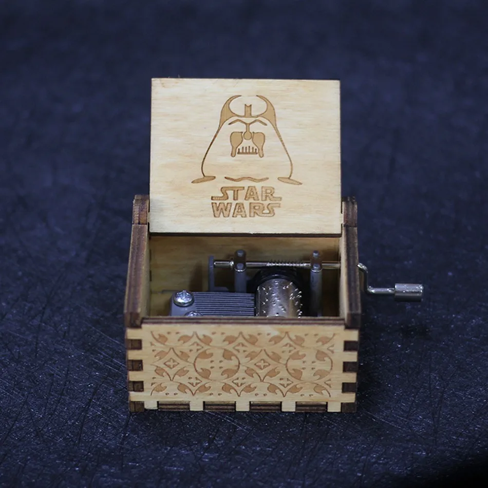Звездные войны и Игра престолов Музыкальная шкатулка 18 Note Windup Заводной механизм