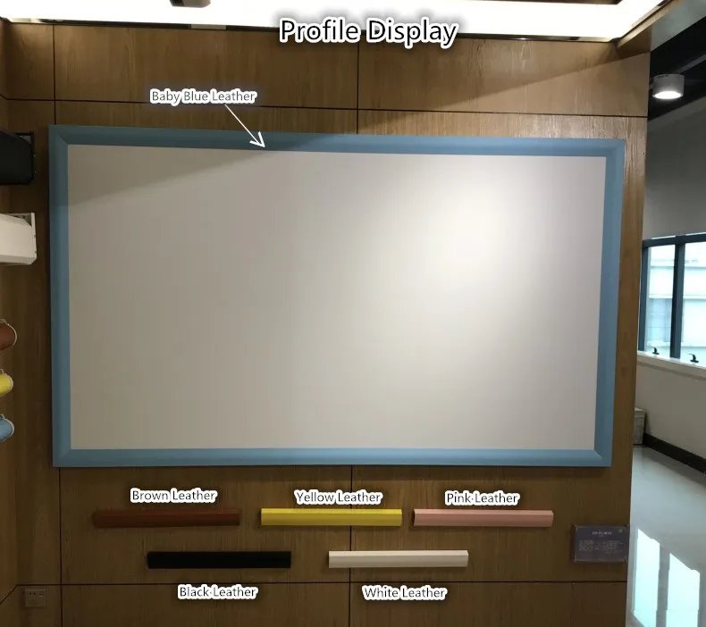 Projector screen 4:3 100 inch Fixed Frame Screen HD soft leather there are 6 available colors projection |
