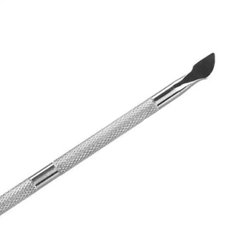 

1pc Double Sided Nail Pusher Spoon Remover Nail Care Pusher Dead Skin Push Manicure Tools Cuticle Pusher Stainless Steel Cuticle