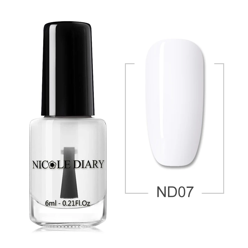 ND07 NICOLE DIARY 6 мл акварельные мраморные чернила для ногтей цветные лаки для ногтей красный фиолетовый синий цвета лак для ногтей DIY дизайн - Цвет: ND07