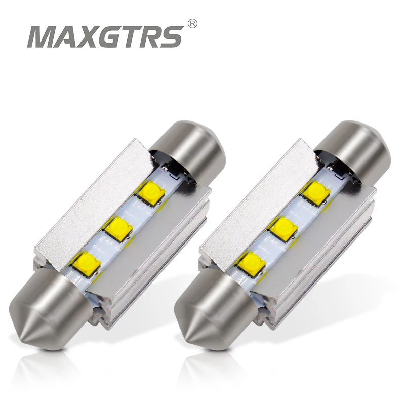 2x C5W светодиодный гирлянда лампы CREE чип Canbus Error Free 500LM 6000K 31/36/39/41 мм Купол Карта для дверных замков зеркальный светильник ксенона