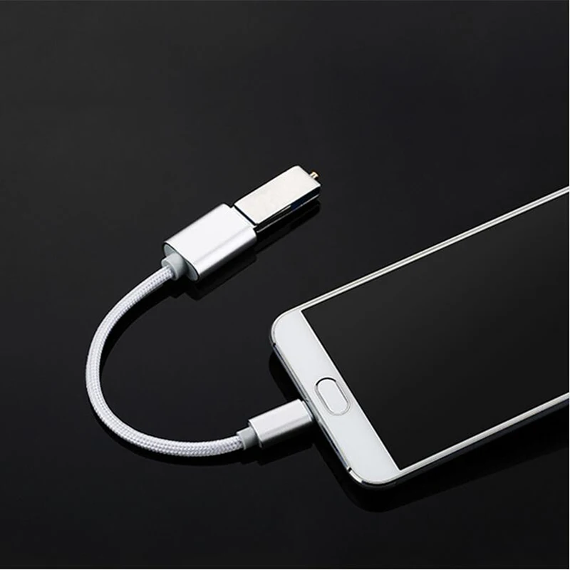 Micro OTG кабель для быстрой зарядки и передачи данных Samsung нейлоновый Стандартный
