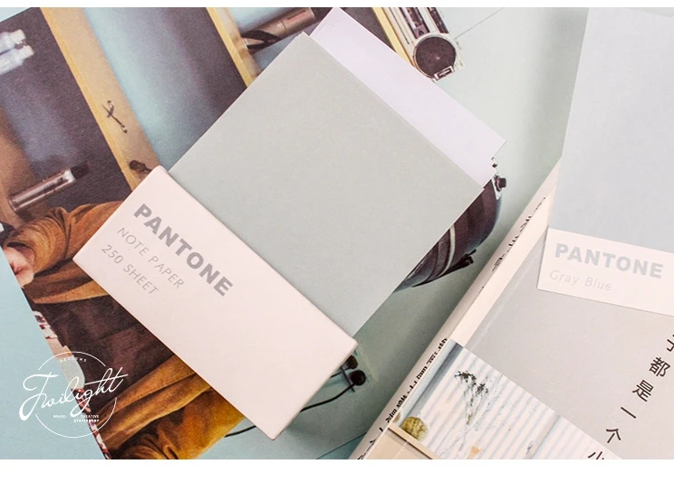 Pure Color Mini Plain Paper Notes 7.5*9.5cm Memo Pad Gift 250 Sheets