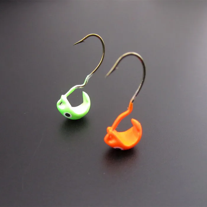 2 шт. высокое качество 3g Lead Jig Head крюк приманки для рыбалки мягкие личинка крючок