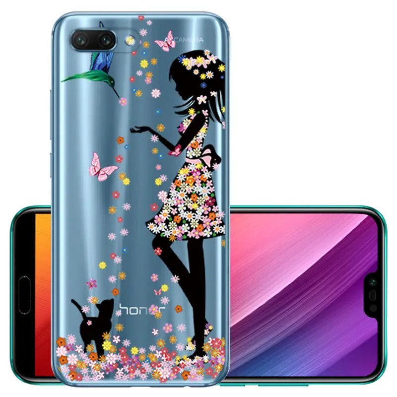 Прозрачный силиконовый чехол Arvin для Huawei Honor 9 lite мягкий ТПУ 10 умный защитный