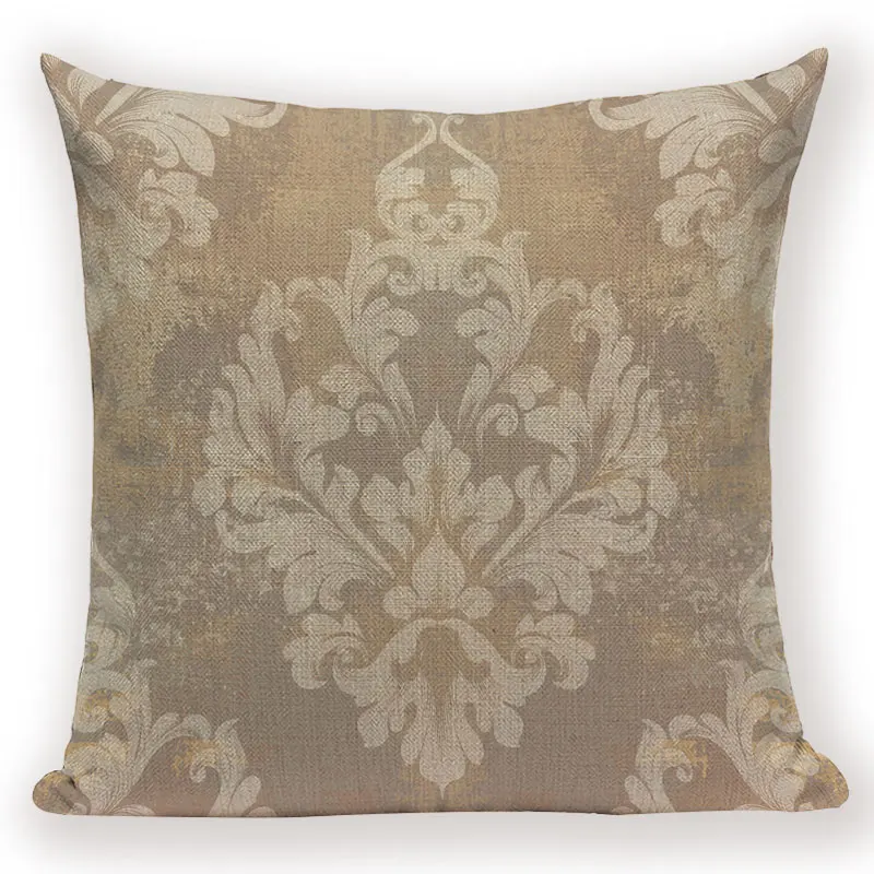 L1151-4 Цветочный чехол для подушки, элегантные чехлы для подушек в стиле ретро, бежевые подушки, домашний декор, накидки для подушек, розовый чехол, s украшение для кровати, дивана - Цвет: L1151-4