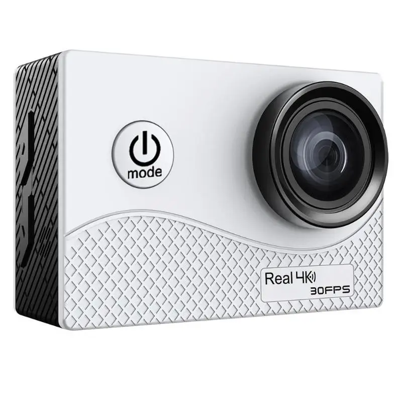 Q6H Ultra HD 4K Спортивная камера DVR DV камера водонепроницаемая камера(черный - Цвет: Белый