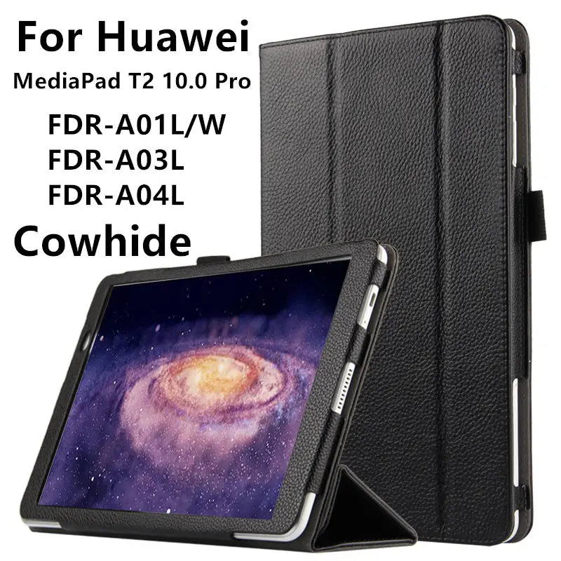 Чехол из воловьей кожи для Huawei MediaPad T2 10 0 Pro Smart cover защитный чехол натуральной