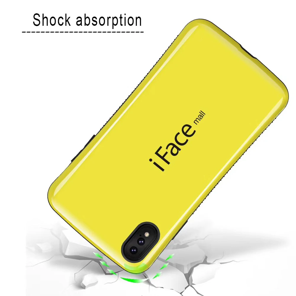 Чехол Sinbeda iFace mall для iphone XS XR MAX Ударопрочный Мягкий ТПУ силиконовый чехол