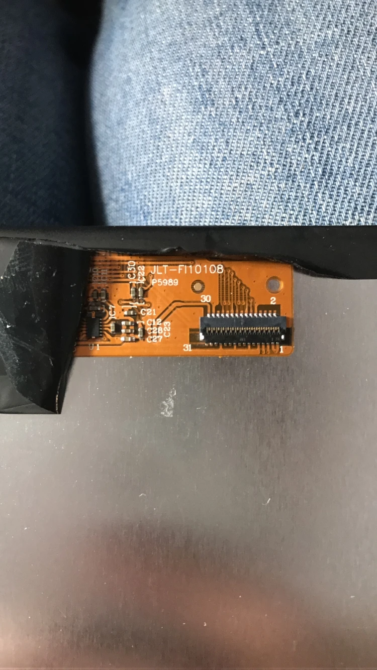 

JLT-F110108 10,1 дюймов 31pin планшеты дисплей экран подходит только для кабеля (JLT-FI10108 версия ЖК-экран)
