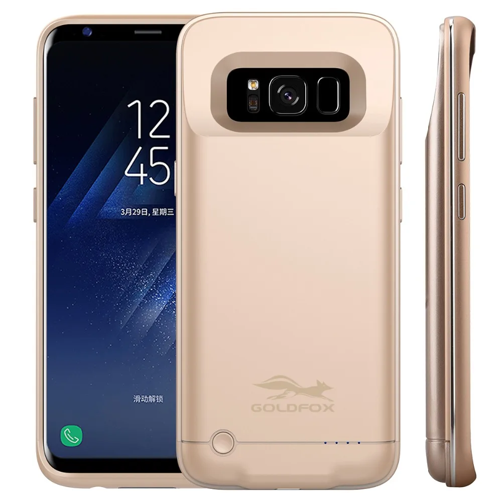 Новое поступление чехол для зарядного устройства для Samsung Galaxy S8 4200 mAh Чехол для аккумулятора наружный рюкзак чехол для банка питания