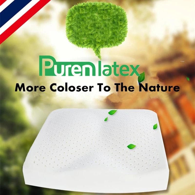 PurenLatex 40*40*7 натуральная латексная подушка сиденья мягкая памяти отскок стул хип