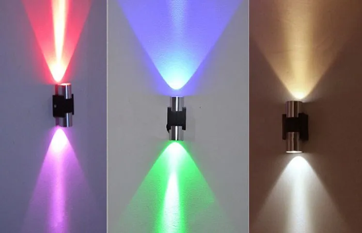 Современный светодиодный потолочный светильник 2 Вт RGB настенный для