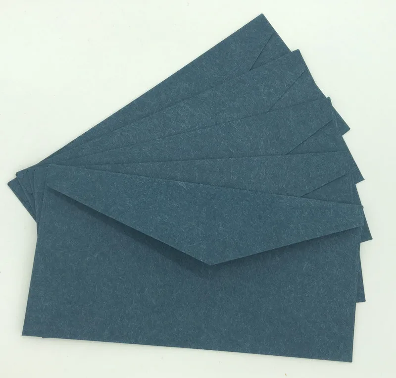 Blue 30 шт Пустая Картонная Коробка Подарочный пакет конверт для рождественских поздравительных открыток свадебные приглашения украшения 22*11 см - Цвет: Blue