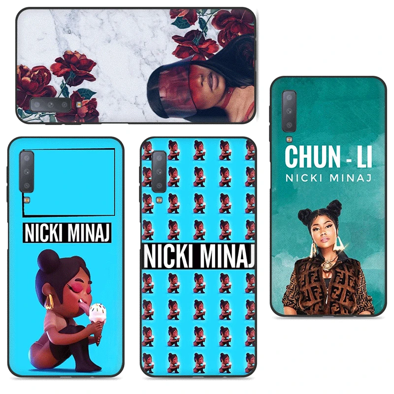 В стиле Nicki Minaj, мягкий силиконовый чехол для телефона для samsung GaLaxy A3 A5 A6 A7 A8 A9 A10 A30 A40 A50 A70 J6