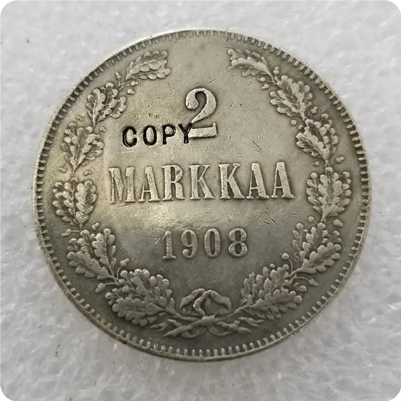 Копировальные монеты Finland 2 markkaa 1905L-1908L | Дом и сад