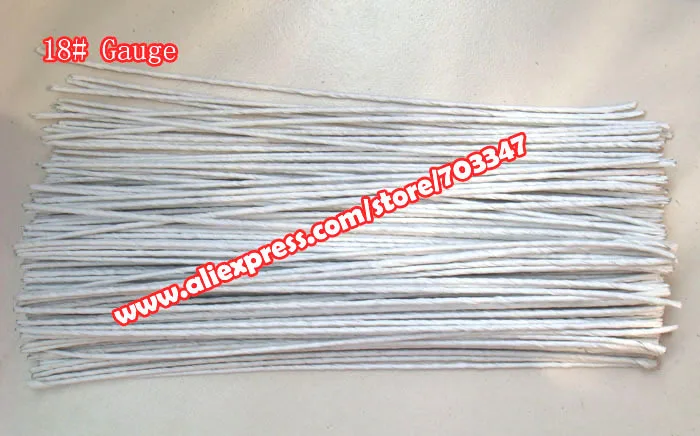 Большой заказ Большая скидка! 600 шт. X 18 # Калибровочная проволока с цветочным