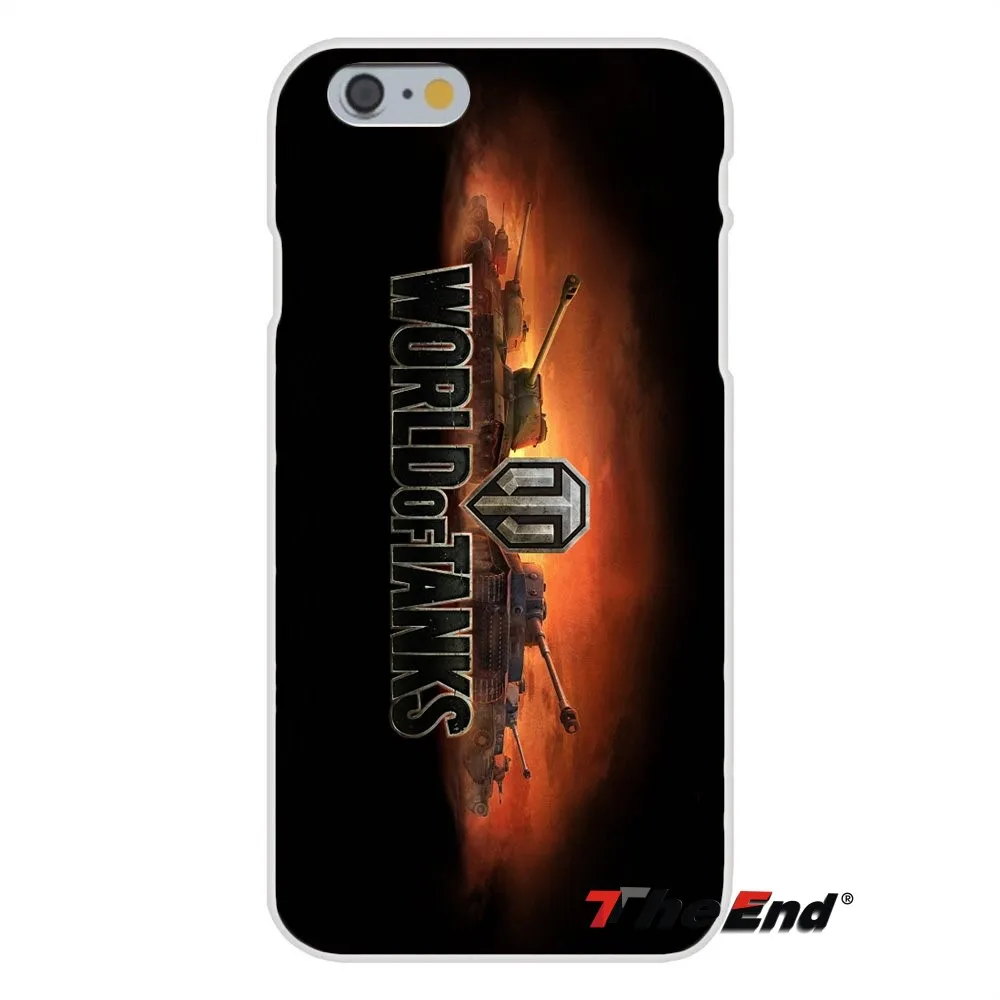 Для iPhone X 4 4S 5 5S 5C SE 6 S 7 8 плюс Galaxy Grand core Prime Alpha тонкий силиконовый чехол World of Tanks игры