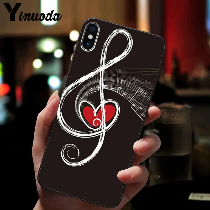 Yinuoda музыкальные ноты скрипка классическая музыка популярный дизайн чехол