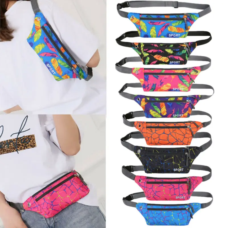 Новинка 2019 популярная женская и Мужская поясная сумка с геометрическим рисунком