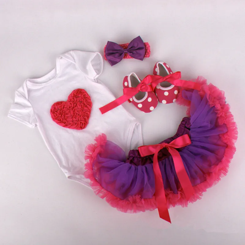Подарок на день рождения боди с короткими рукавами для маленьких девочек