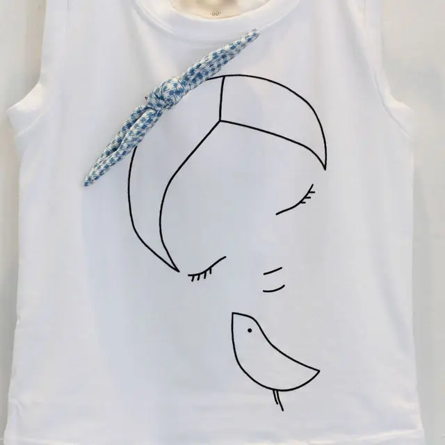 2018 комплекты одежды для малышей Мода хлопок мультфильм футболка без рукавов Tanktop