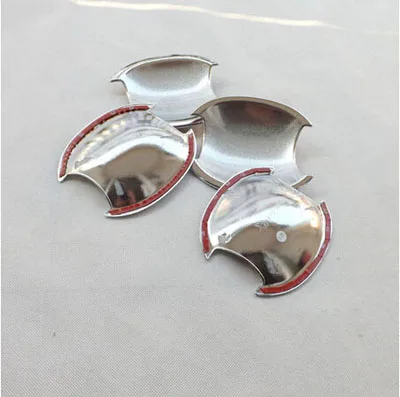 

for Mitsubishi Pajero Sport 2010 2014 Abs Chrome Door Handle Bowl Covers Car Styling Stickers Auto Accessories 4 Pcs
