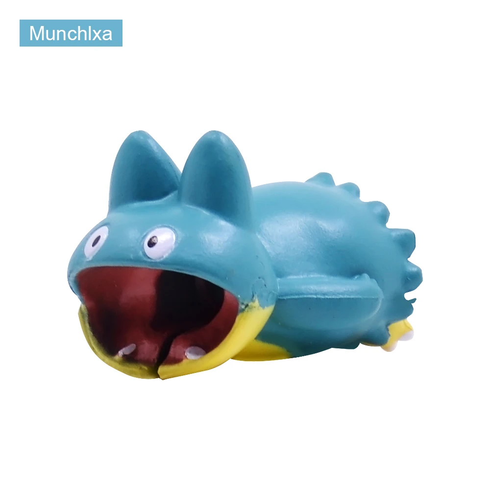 Munchlxa CHIPAL Cute Anime Bite Wire Winder для iPhone 6 6S 7 8 Plus X XS XR защита для usb-кабеля Органайзер чомперы Мультяшные животные укусы - Цвет: Munchlxa