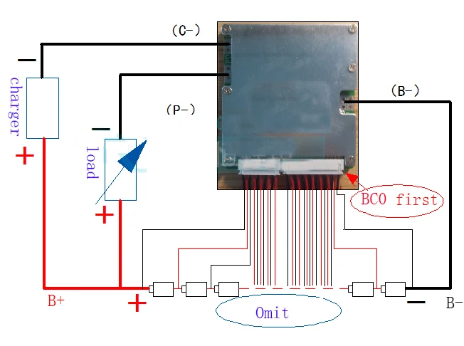 12S 60A версия D lipo литий-полимерная BMS/PCM/PCB плата защиты батареи для 12 упаковок 18650