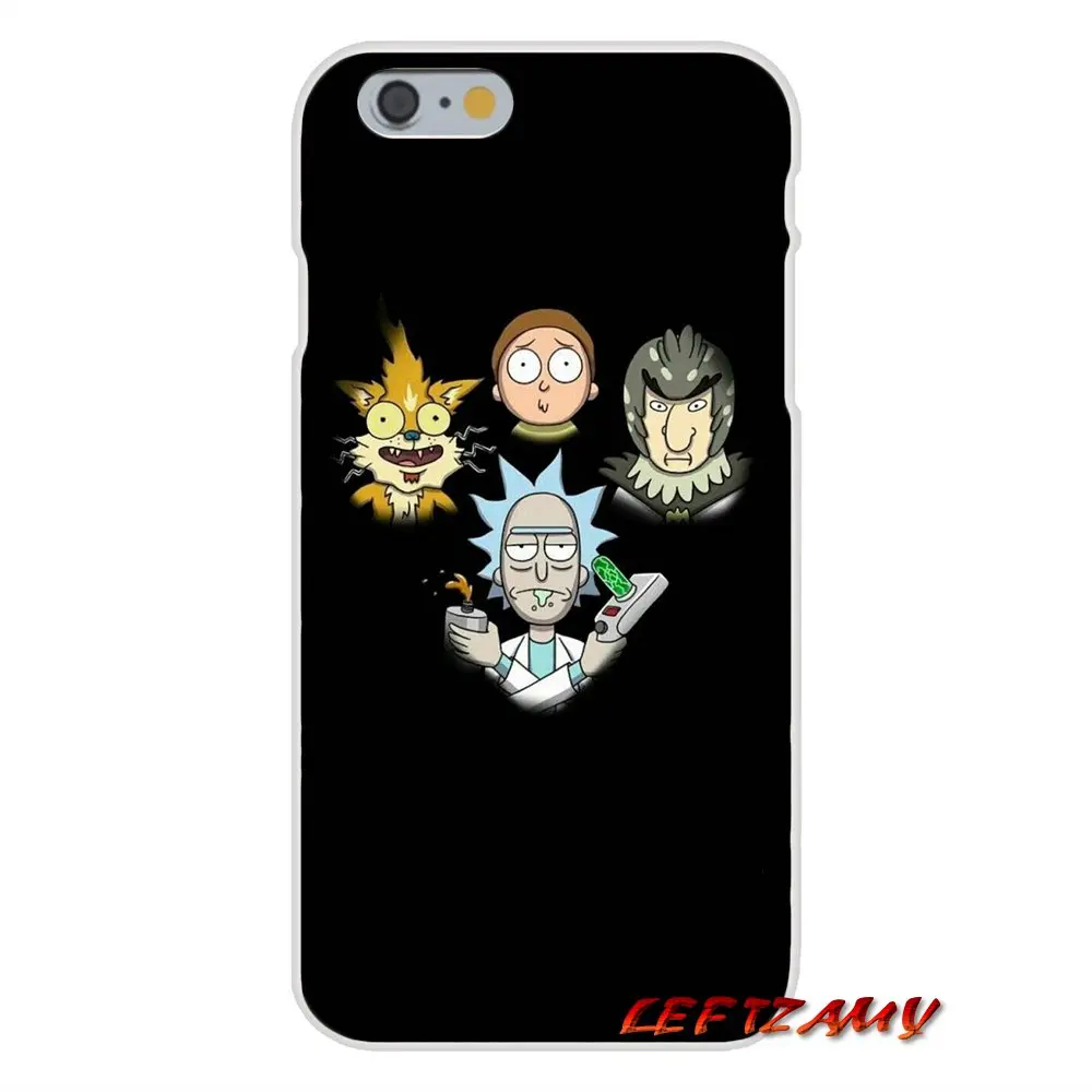 For iPhone X 4 4S 5 5S 5C SE 6 6S 7 8 Plus Rick and Morty Silicone Soft Phone Case | Мобильные телефоны и аксессуары