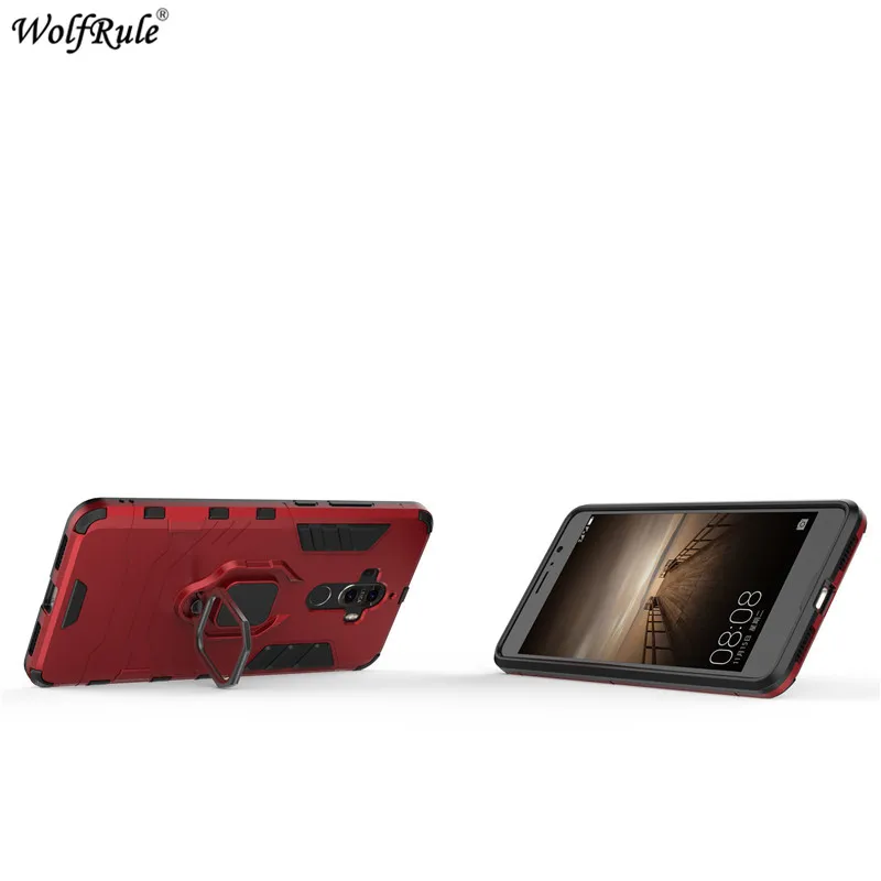 Чехол для Huawei Mate 9 30 Pro 20 Lite кольцевой держатель армированный бампер защитный