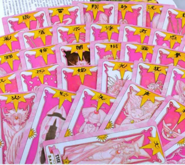 Новинка японское аниме картcaptor карты с Сакурой Sakura card captor Magic Clow игральные Таро