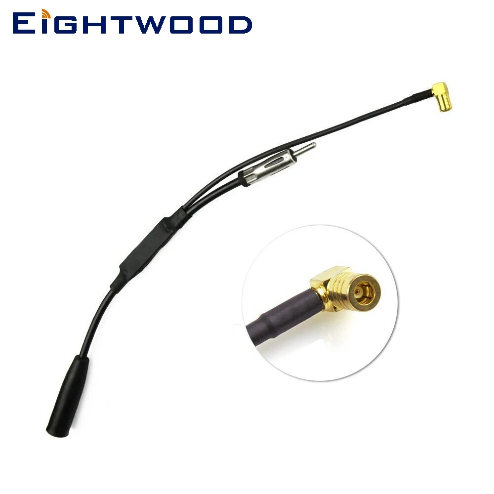 Eightwood DAB + антенный сплиттер адаптер SMB Разъем Автомобильная Радио активная