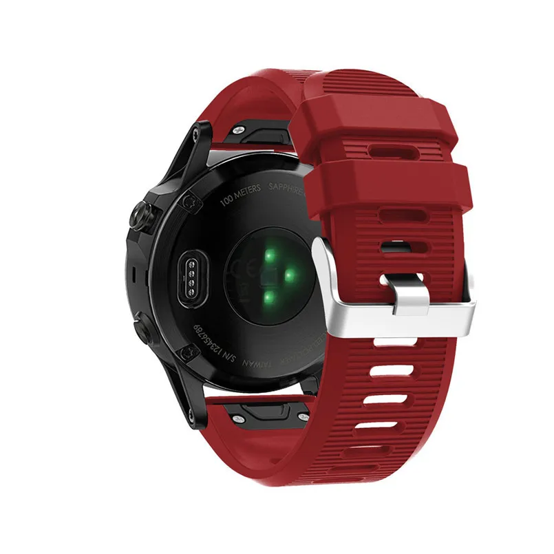 Сменный ремешок для часов из силикагеля мягкий быстросъемный Garmin Fenix 5X Plus 3B21 |