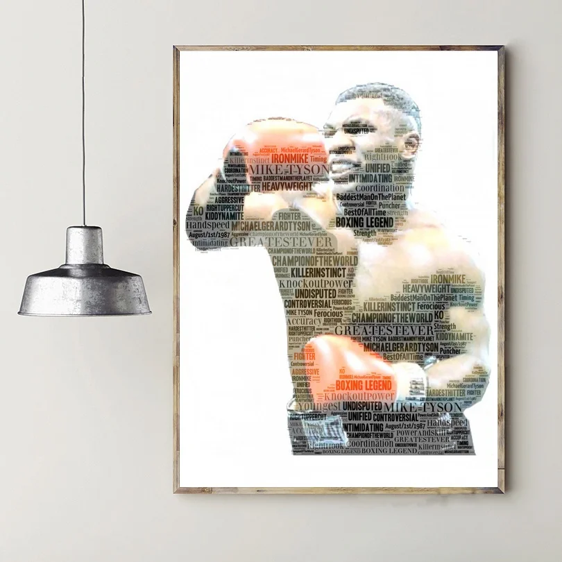 Мухамед Али холст постер художественный печать домашний настенный Декор картина