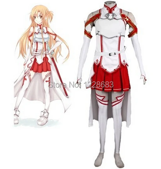 Костюм Asuna для косплея (костюмированных игр) костюма в стиле аниме