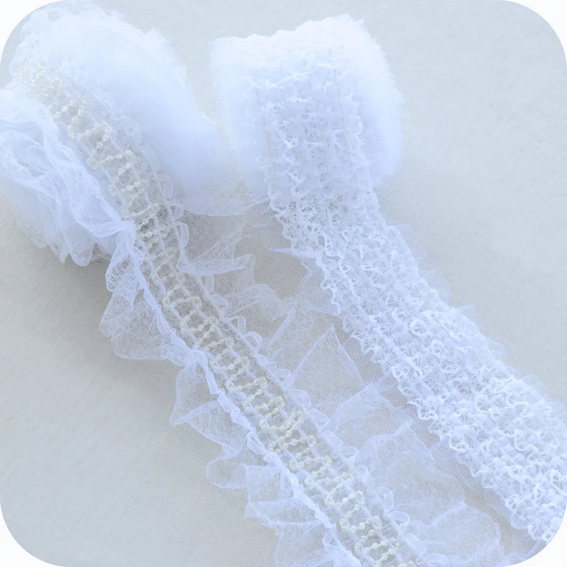 Цепочка Из Белого Бисера для рукоделия 5 м/лот см широкий ручной работы