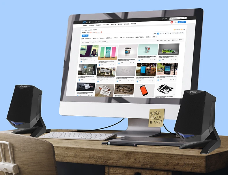 A4 Настольный компьютер динамик HIFI качество звука аудио USB кабель портативный динамик игра музыка