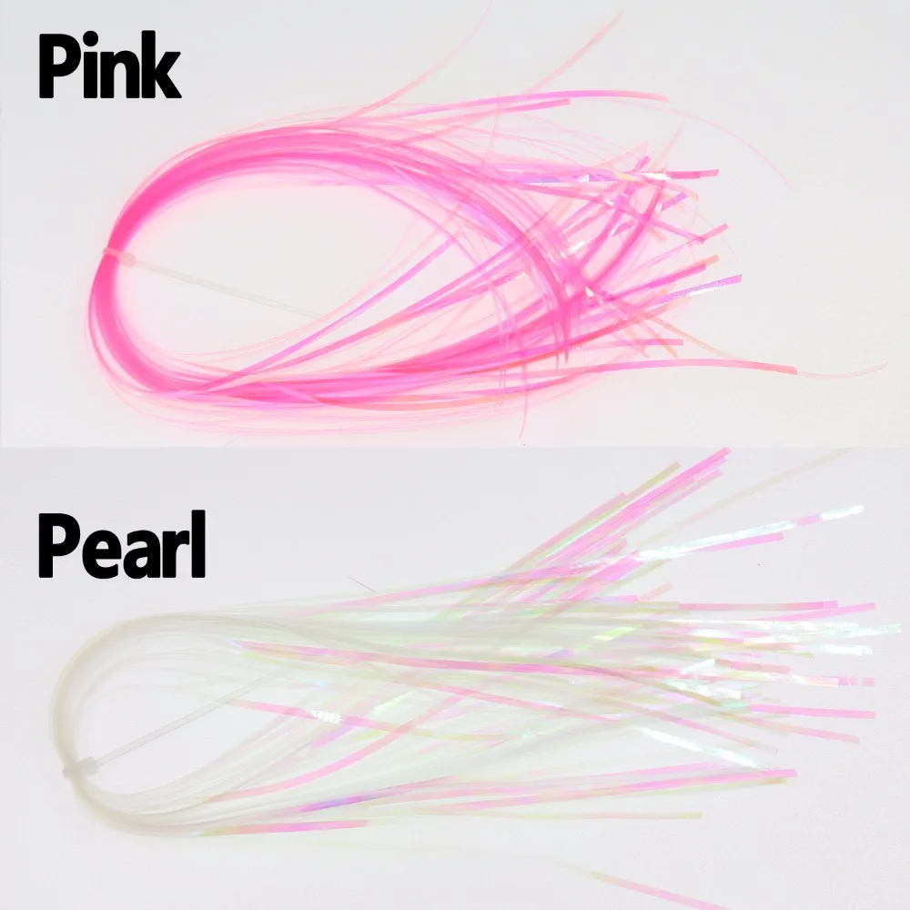 Wifreo 2 сумки 2 мм Nymph Back Flashabou Tinsel Crystal Flash Jig приманка для рыбалки мухобойка материал Krystal медь John Flash Back