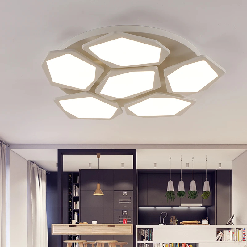 Новые акриловые современные светодиодные потолочные лампы для гостиной спальни