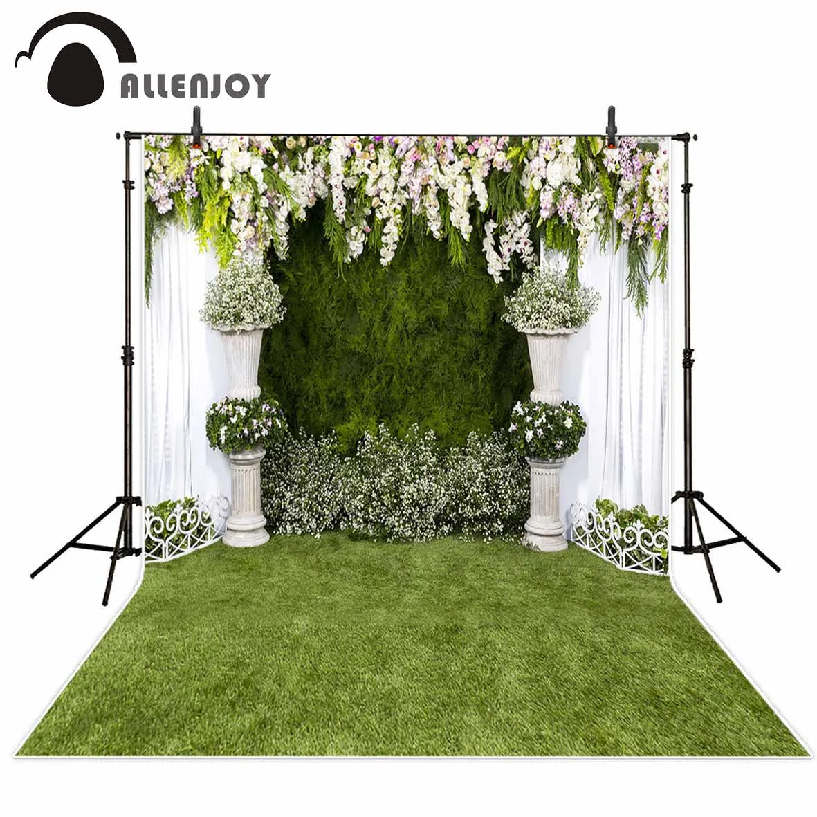 Allenjoy свадебный фон фотографии сад Цветочная фоновая фотография с изображением