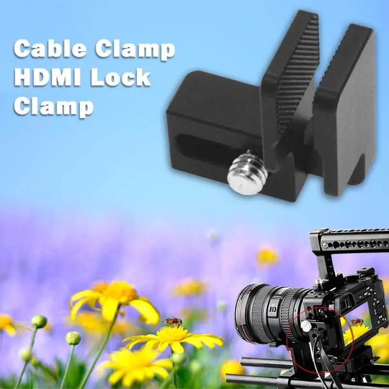 Alloyseed кабельный зажим HDMI замок зажим для sony A6500/A6300/A6000 камера клетка комплект Rig