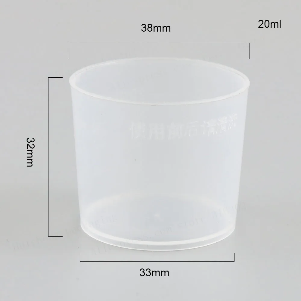Прозрачная мерная чашка 20 мл 12 шт.|cup plastic|cup cupscups graduated |