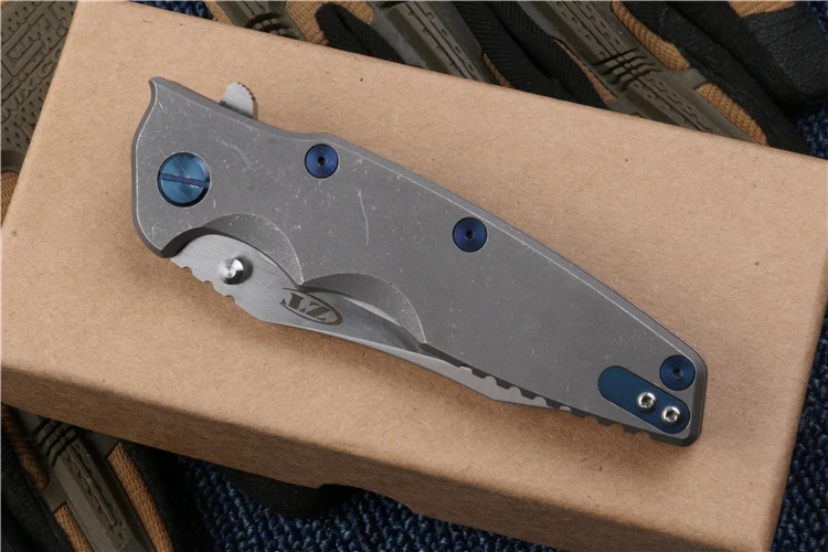 Складной нож Lange ZT0392 лезвие S35VN титановая ручка шариковый подшипник тактический