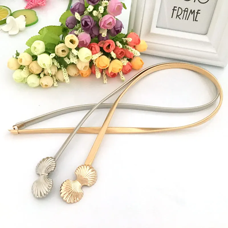 Стильный пояс с металлической цепочкой для женщин мода 2018 ремни на талию