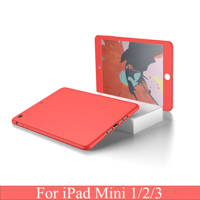 Закаленное Стекло для Ipad Mini 1 2 3 7,9 чехол 360 градусов спереди и длинное сзади полное покрытие силиконовый чехол A1599 A1600 A1490 A1491 A1454 A1455