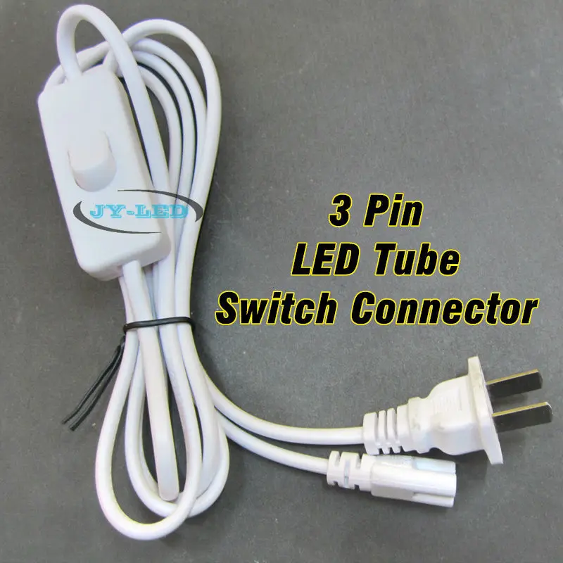 1 8 метров T5 T8 Светодиодная трубка переключатель питания Соединительный кабель